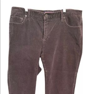 Vineyard vines women’s brown corduroy pants, 12